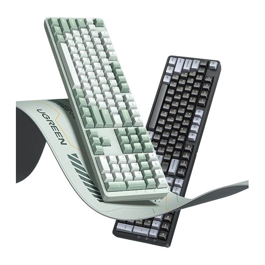 Pc Gaming Handheld - คีย์บอร์ดเกมมิ่งแบบมีสาย UGREEN คีย์บอร์ดแมคคานิคอล 108 คีย์ PBT