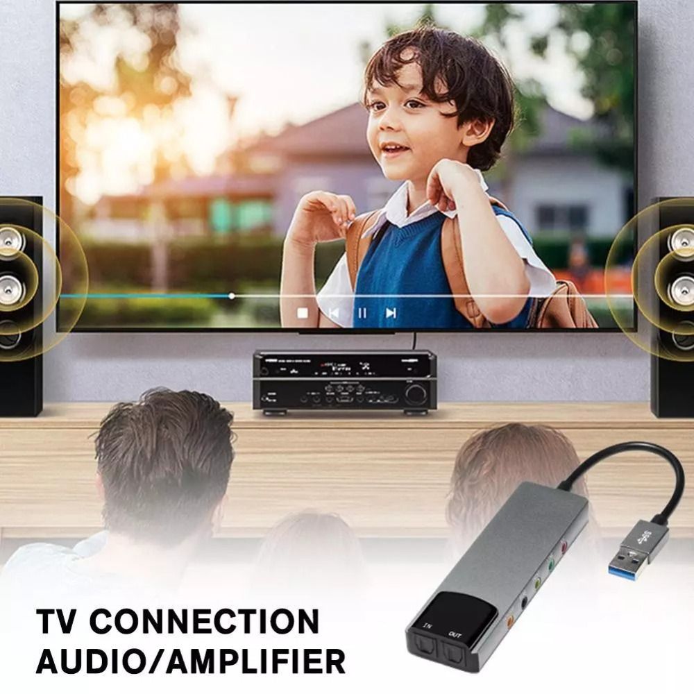 Pc Gaming Game - ใหม่การ์ดเสียง USB 7.1 5.1 ช่องการ์ดเสียงภายนอกแบบพกพาเกมสตรีมมิ่งสด SPDIF