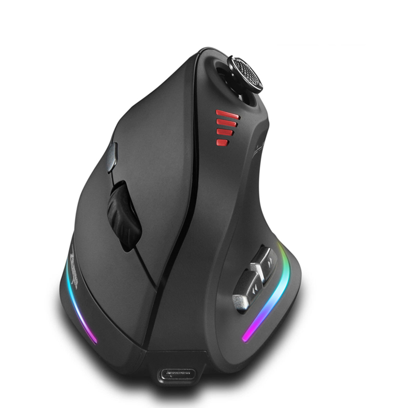 Pc Gaming Sultan - Jomaa RGB Backlit ไร้สายเมาส์แนวตั้งสําหรับ Gamer 24000DPI