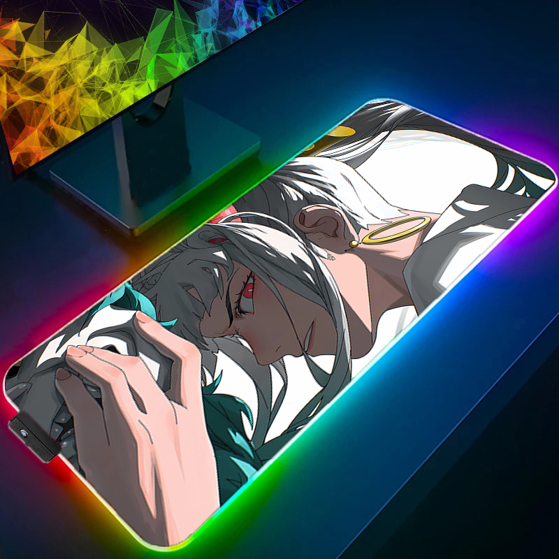 RGB LED Mouse Pad โต๊ะทํางาน O - Pc Gaming Game บทวิจารณ์และราคา