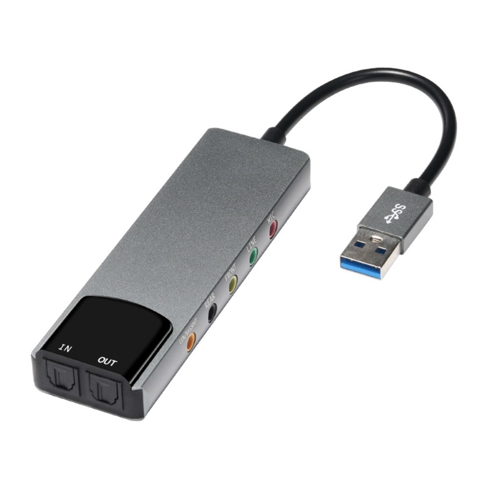 ใหม่การ์ดเสียง USB 7.1 5.1 ช่อ - Pc Gaming Game บทวิจารณ์และราคา