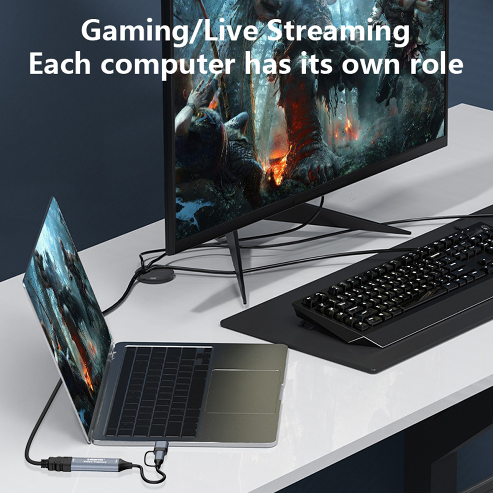 การ์ดบันทึกวิดีโอ 4K 2 in 1 US - Pc Gaming Game บทวิจารณ์และราคา