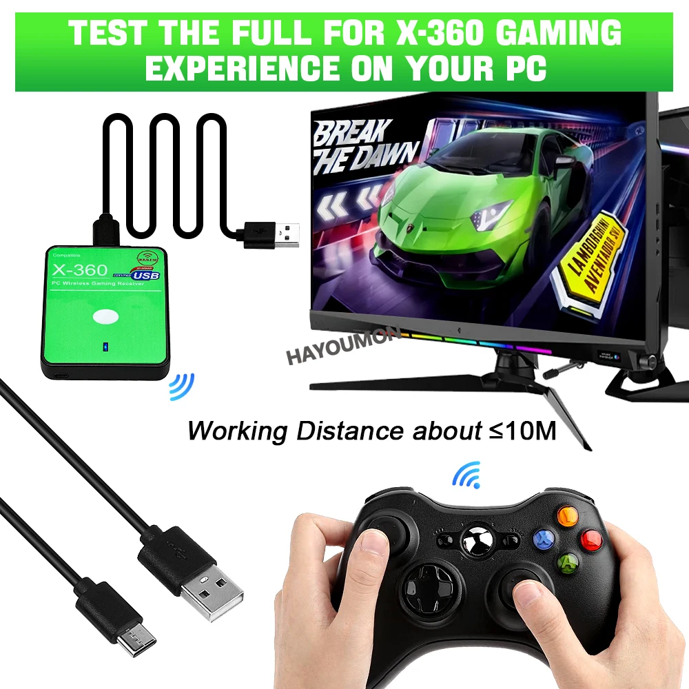 ตัวรับสัญญาณเกมไร้สายใหม่สำหรั - Pc Gaming Game บทวิจารณ์และราคา