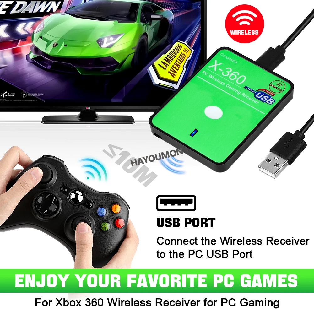ตัวรับสัญญาณเกมไร้สายใหม่สำหรั - Pc Gaming Game บทวิจารณ์และราคา