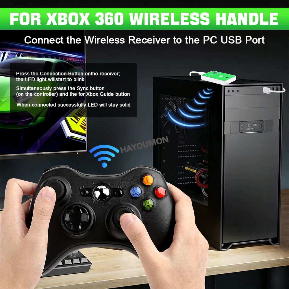 ตัวรับสัญญาณเกมไร้สายใหม่สำหรั - Pc Gaming Game บทวิจารณ์และราคา