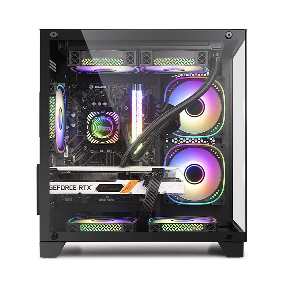 คอมพิวเตอร์ตั้งโต๊ะเล่นเกม AMD - Pc Gaming Rtx 4060 บทวิจารณ์และราคา