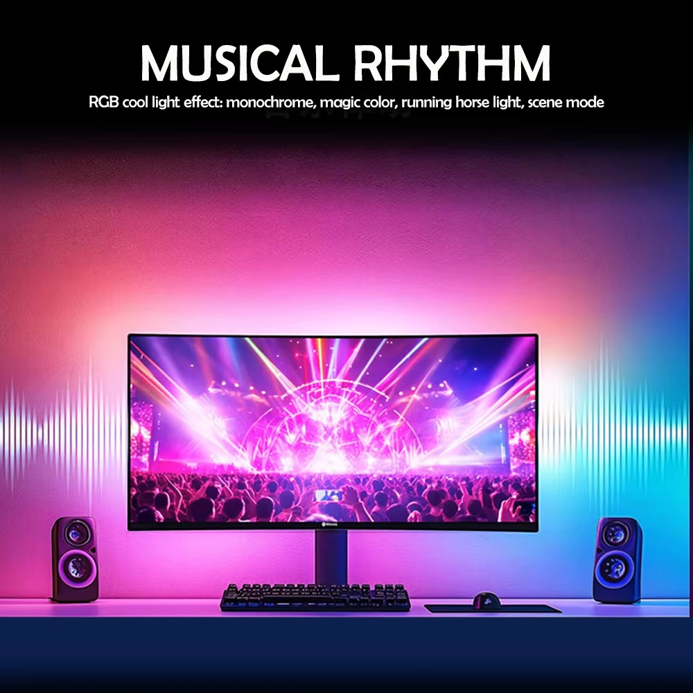 ไฟ RGB สำหรับเล่นเกม แถบไฟ LED - Pc Gaming Game บทวิจารณ์และราคา