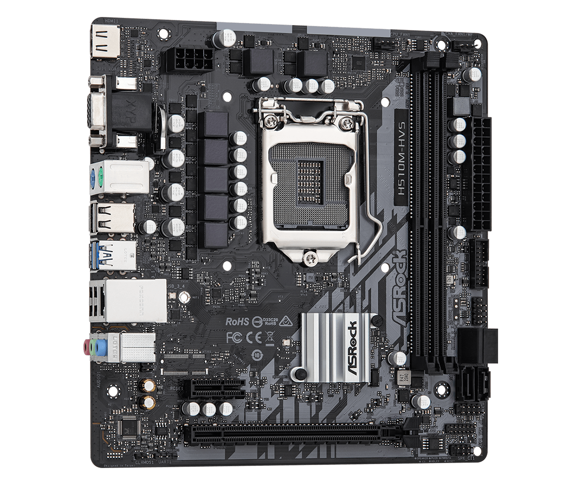 ASROCK H510M-HVS R2.0 H510 เมน - Intel Cpu Core I7 บทวิจารณ์และราคา