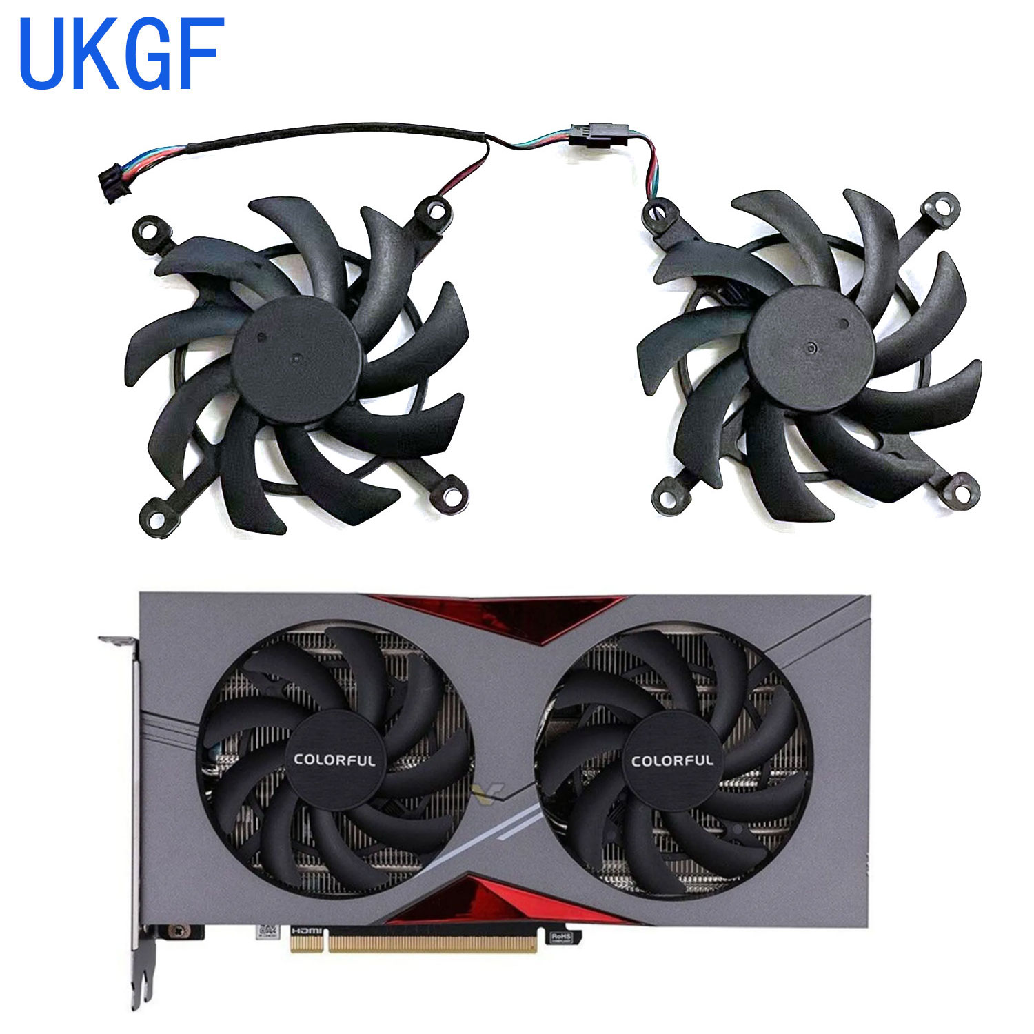 พัดลมทดแทนสำหรับการ์ดจอ Colorf - Nvidia Vga Rtx 4060 บทวิจารณ์และราคา